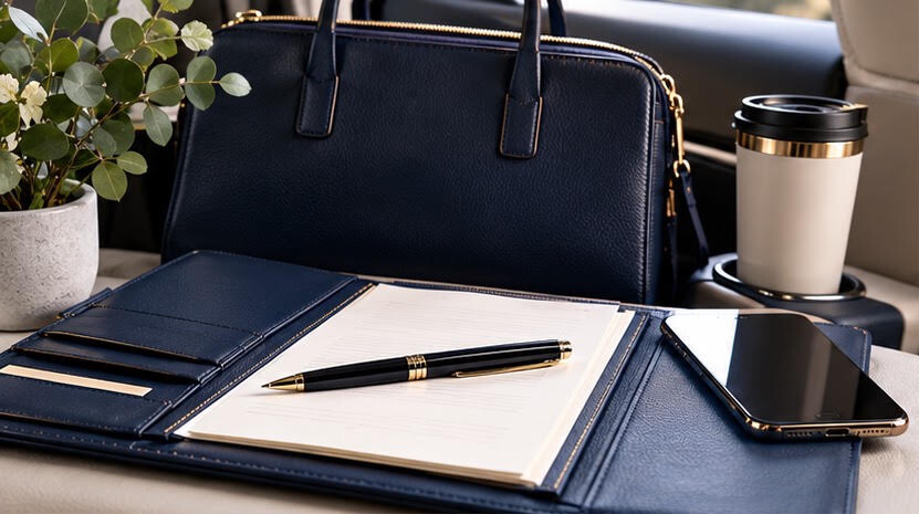 Professional mobile notary portfolio and supplies